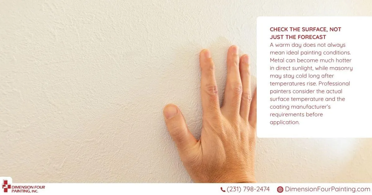 Best time to paint exterior surfaces in Michigan