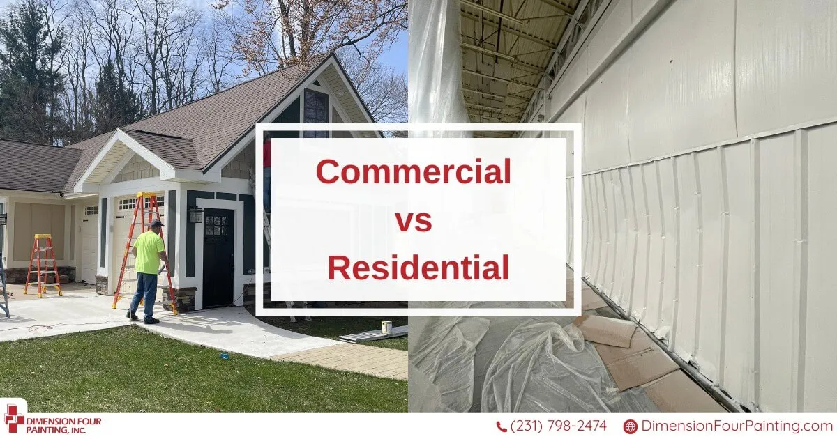Commercial Painter vs Residential Painter: What’s the Difference?