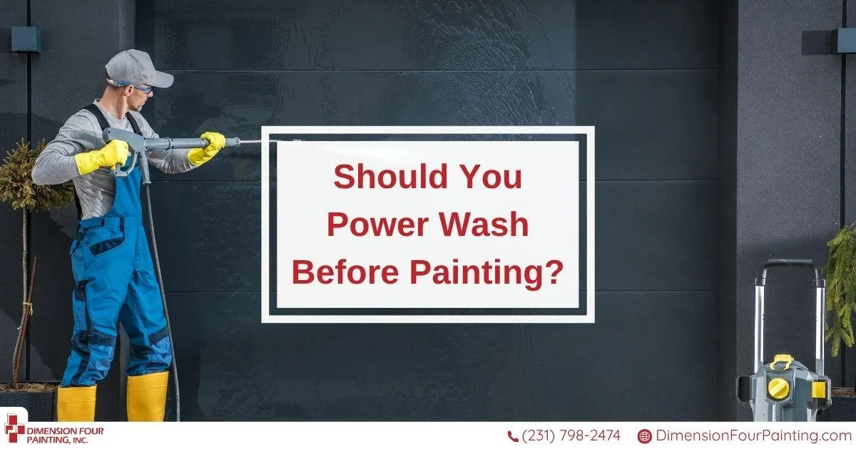 Should You Power Wash Before Painting a Commercial Building?
