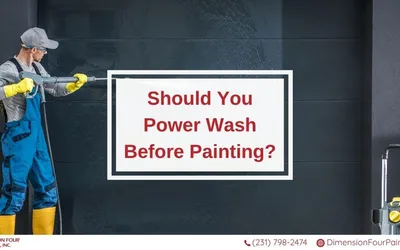 Should You Power Wash Before Painting a Commercial Building?