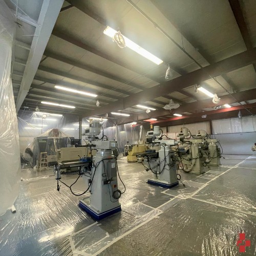 Machine painting done by D4 in Muskegon, MI