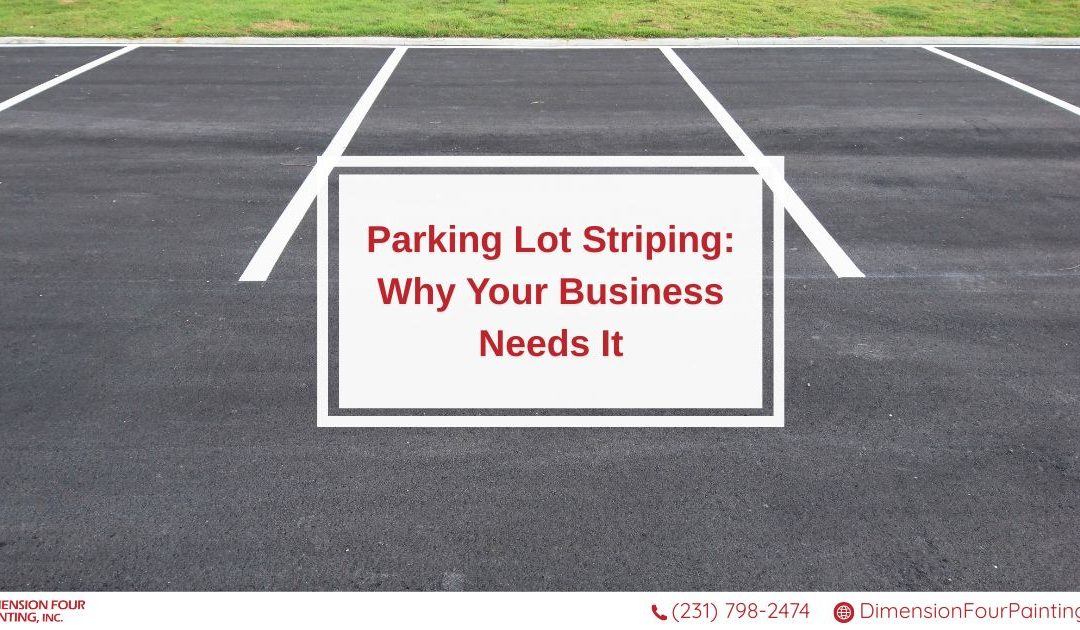 Parking Lot Striping in Muskegon: Why Professional Line Striping Matters