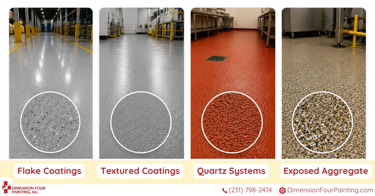Types of slip resistant floor coatings