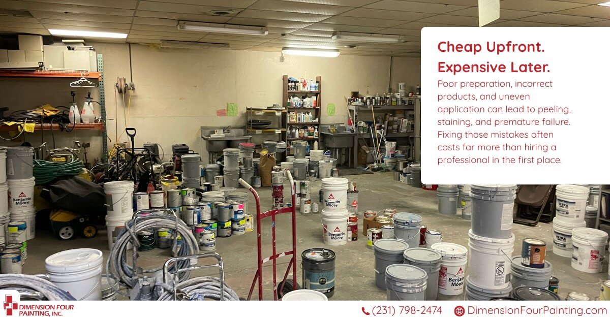DIY can become more expensive as it requires buying all the equipment needed