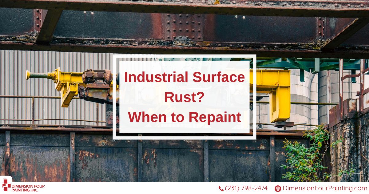 Industrial surface rust - when should you repaint?